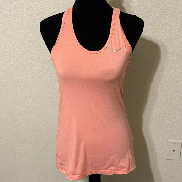 Nike Dri-FIT Salmon Size Medium Tank - Picture 1 of 4